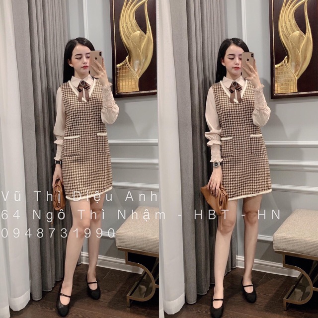 Set váy dạ mix somi