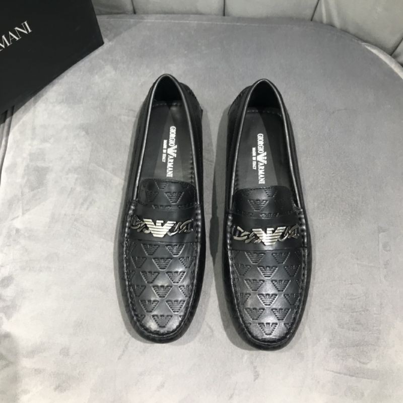 Giày lười nam da thật cao cấp ARMANI