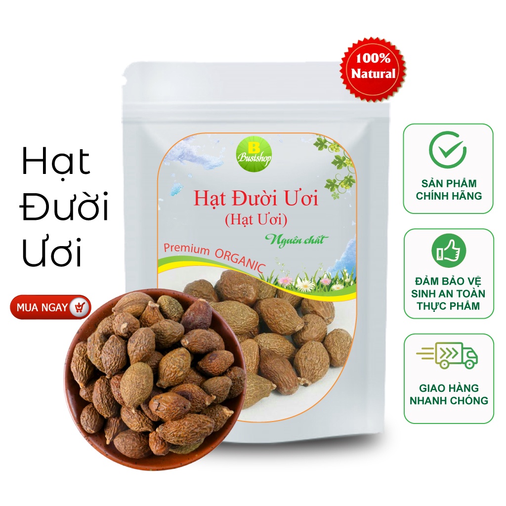 Hạt đười uơi 100g ( Loại 1, Nở Đều, Đẹp), Đười ươi rừng pha nước hạt é, mủ trôm uống giải nhiệt