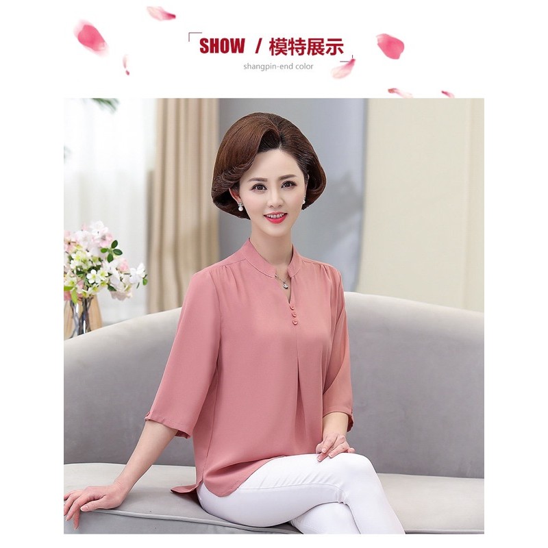 Áo trung niên tay lửng cao cấp LL29-919 | BigBuy360 - bigbuy360.vn