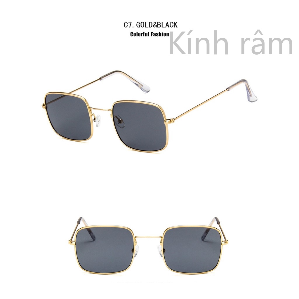 Kính mát hình vuông cao cấp thời trang cho nữ