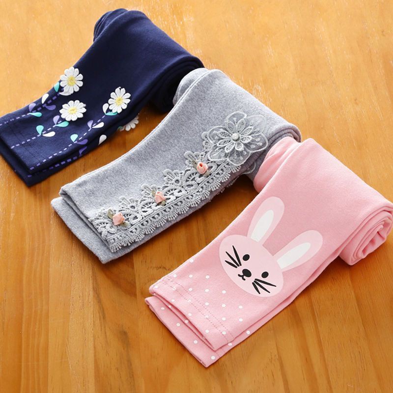 Quần Legging Cashmere Nhỏ Mặc Ngoài Mùa Đông 2020 Cho Bé Gái