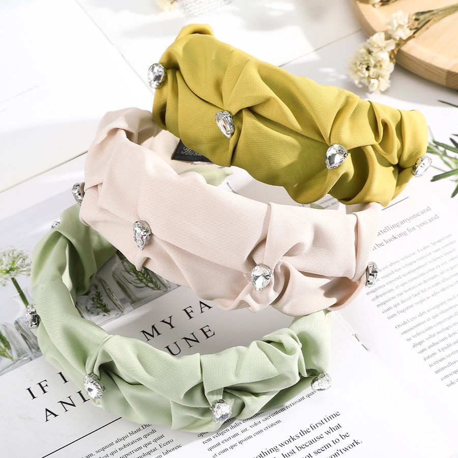 Cài tóc đính đá nhiều màu sắc xinh xắn phong cách Hàn Quốc cho nữ