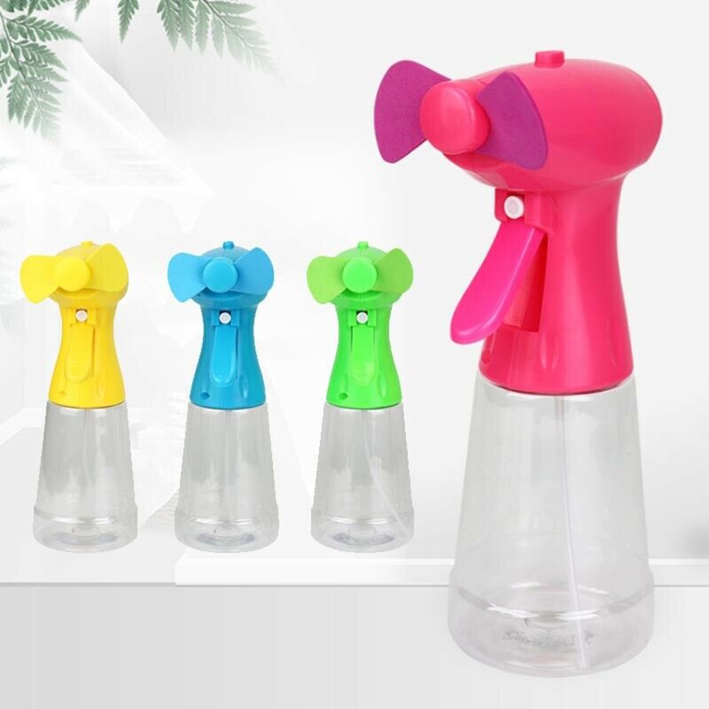 [CHOO] Portable Water Mist Spray Fan Outdoor Summer Cooling Mist Sprayer Handheld Electric Fan