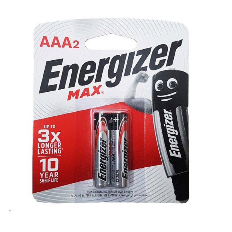 Pin Đũa  AAA Energizer Alkaline (pin 3A). Đảm bảo 100% hàng chính hãng DKSH Việt Nam.