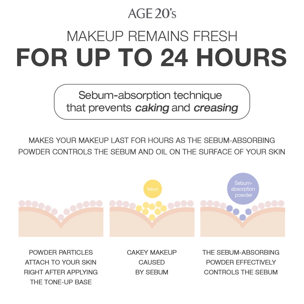 Kem nền AGE 20's dung tích 40ml SPF 35 PA+++ che phủ hoàn hảo