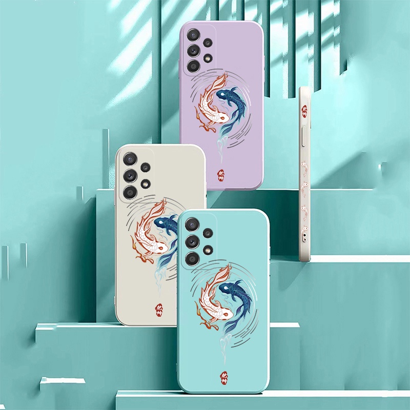 Ốp Điện Thoại Tpu Hình Cá Bí Ẩn Cho Samsung Galaxy A53 A33 A13 Note 10 Lite Note 20 20 Ultra S10 Plus A81