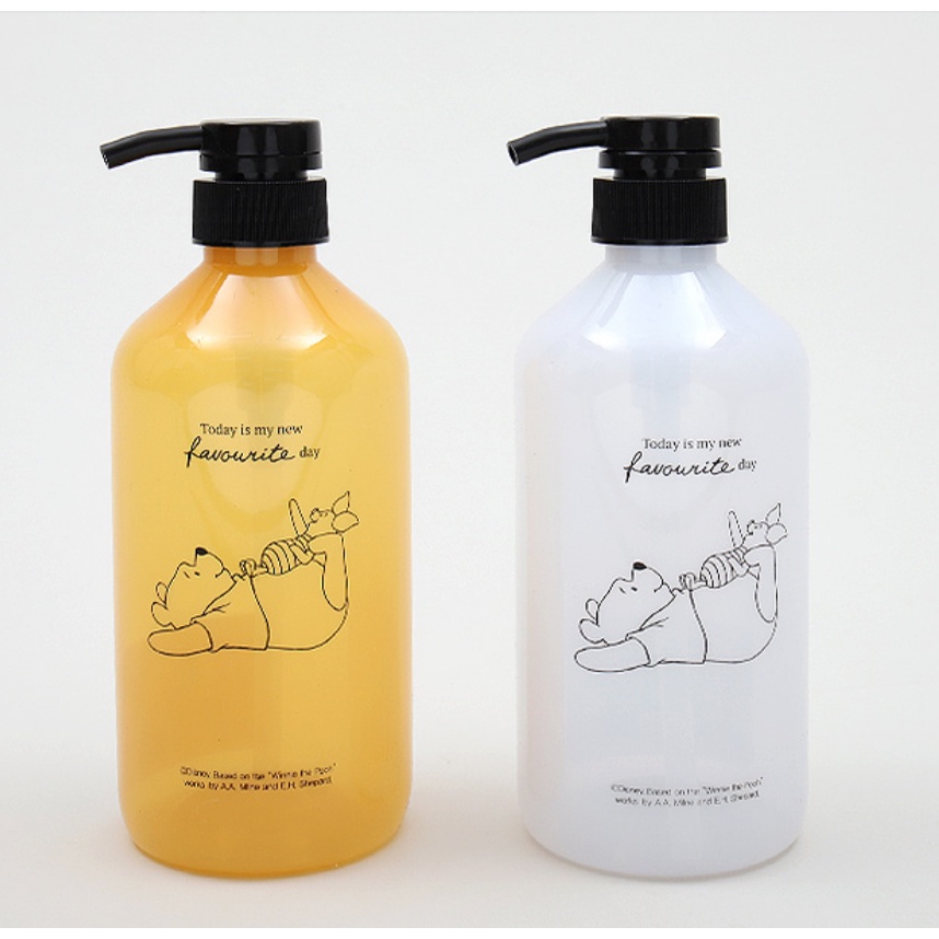 DAISO Dầu Gội Đầu Winnie the Pooh 600ml 2 Màu Tùy Chọn