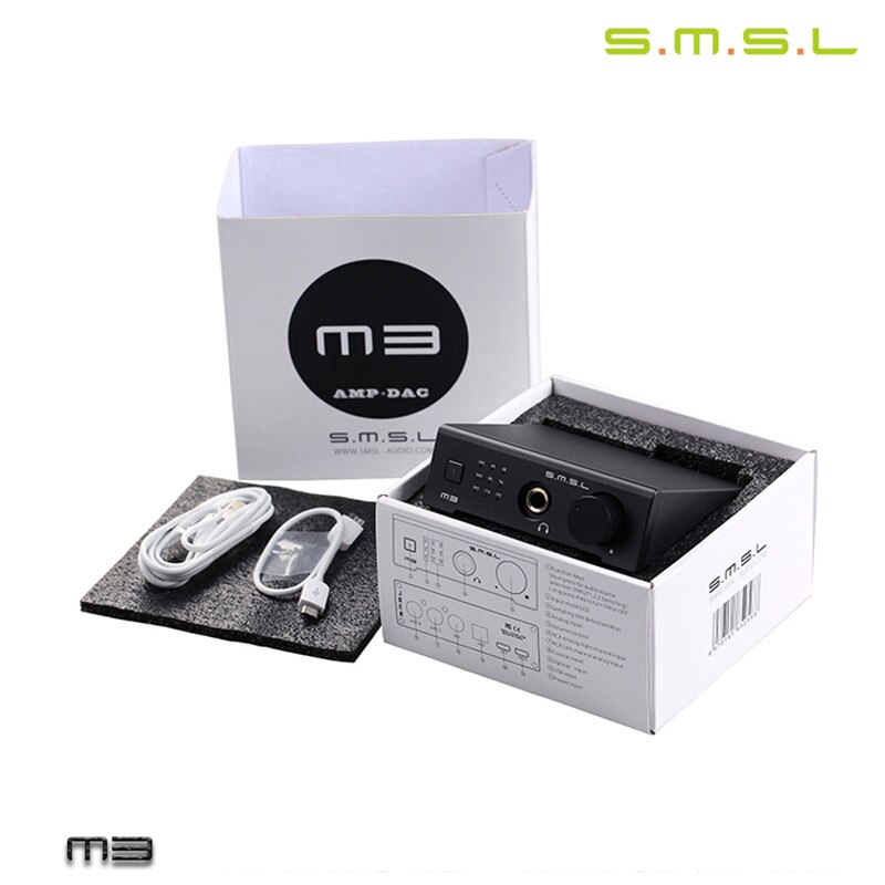 SMSL M3 DAC Headphone Amplifier AMP CS4398 OTG/PC USB/Optical/Coaxial All-in-one Hifi Audio Decoder