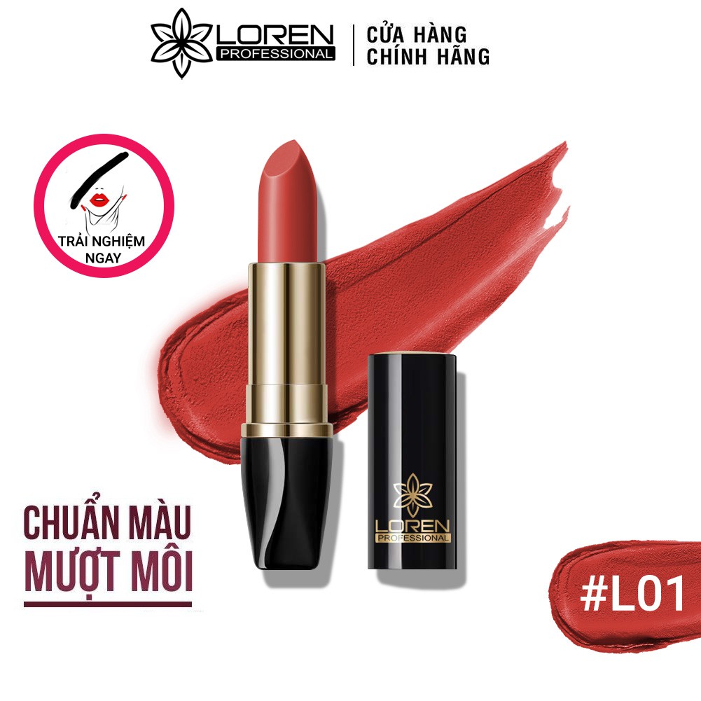 [CHÍNH HÃNG] Son thỏi lì cao cấp LOREN LIPSTICK
