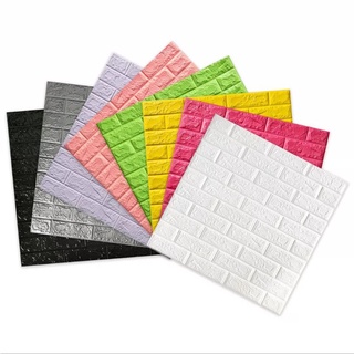 Xốp dán tường giả gạch 3D 💕FREESHIP💕 có sẵn keo chống thấm nước và chống va chạm nhiều kích thước