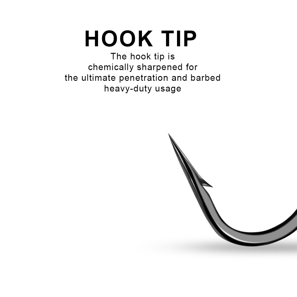 Bộ 5 Móc Câu Cá Đầu Mềm Hình Giun Kích Thước 3.5g - 5g - 7g - 10g