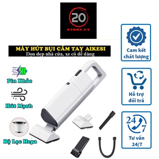 Máy hút bụi cầm tay Aikesi - 4 đầu hút thông minh hút sạch bụi bám lâu ngày, lông thú cưng, lõi hiệu suất cao - BH 1 Năm