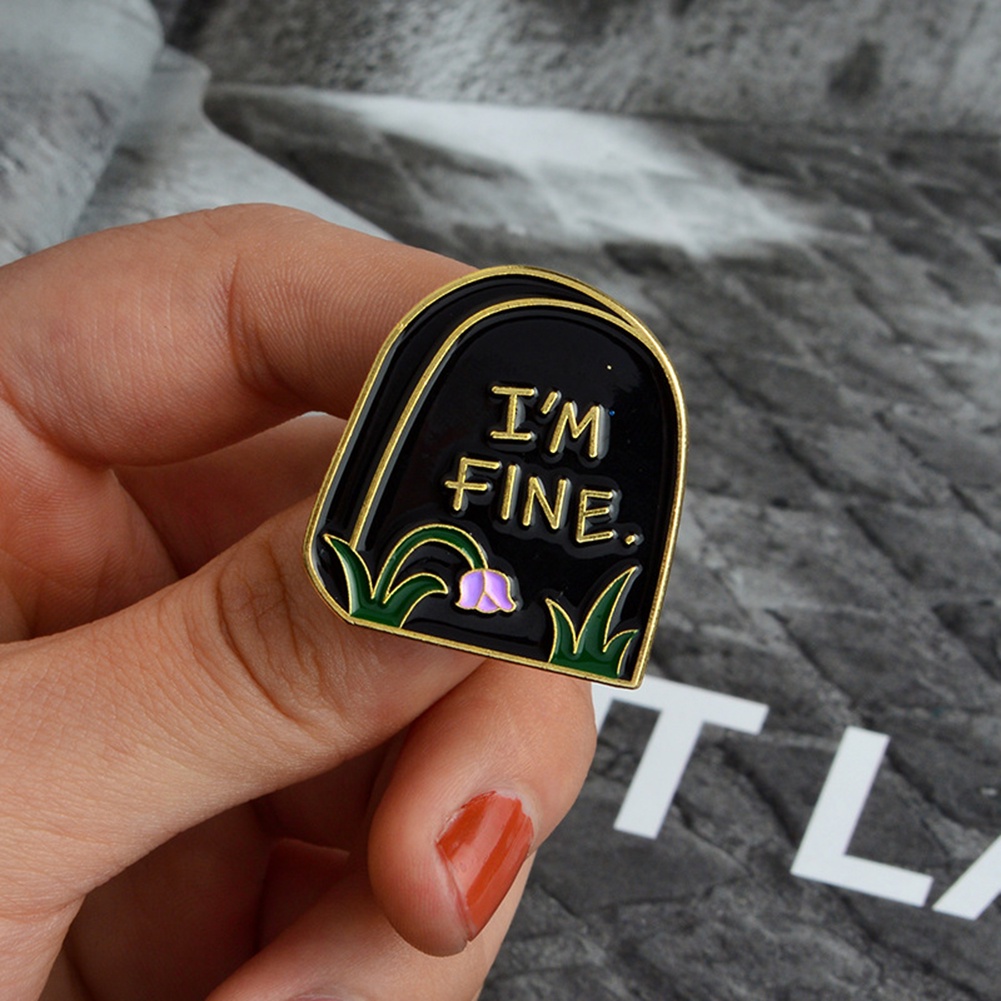 Ghim cài áo kim loại tạo hình độc đáo