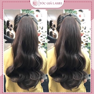 Tóc giả cột❤️Tóc giả buộc xoăn đuôi