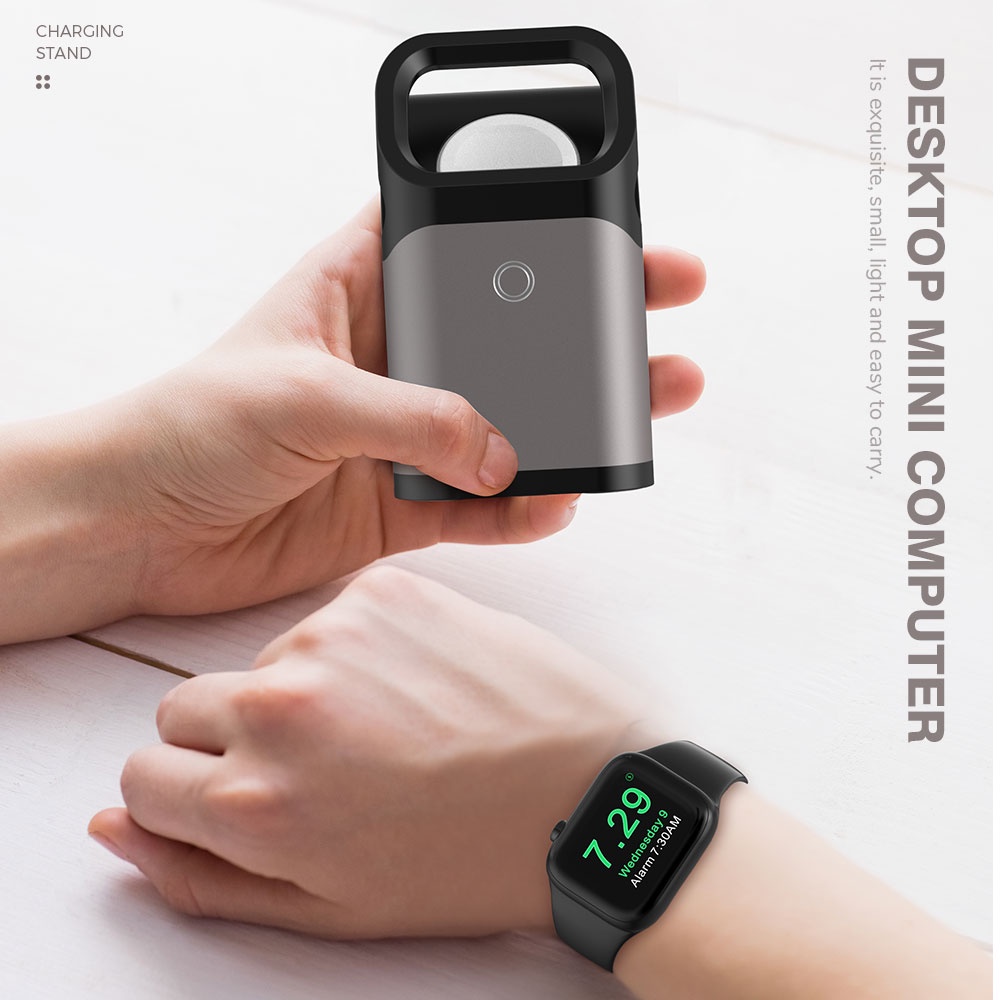 Đế Sạc Bằng Hợp Kim Chất Lượng Dành Cho Apple Watch7/6/SE/5