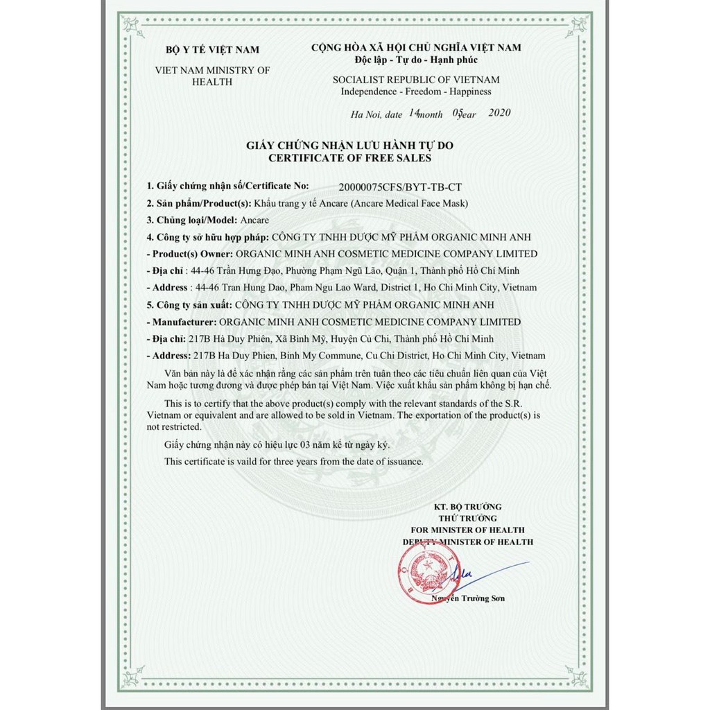 [ 🛵FREESHIP 🎡CHỨNG NHẬN FDA ] Khẩu Trang Y Tế 4 Lớp Cao Cấp Ancare Hộp 50c Kháng Khuẩn và Lọc Bụi Vượt Trội. | BigBuy360 - bigbuy360.vn