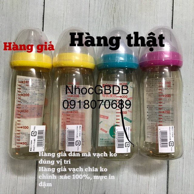 [HÀNG CHUẨN] Bình sữa Pigeon cổ rộng 160ml/240ml hàng nội địa Nhật