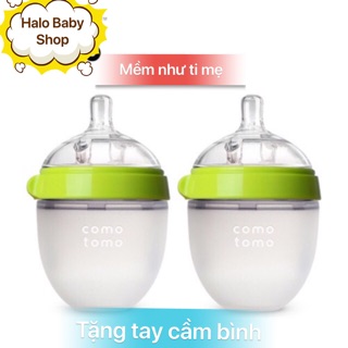 Bình sữa como silicon siêu mềm cao cấp 150 ml