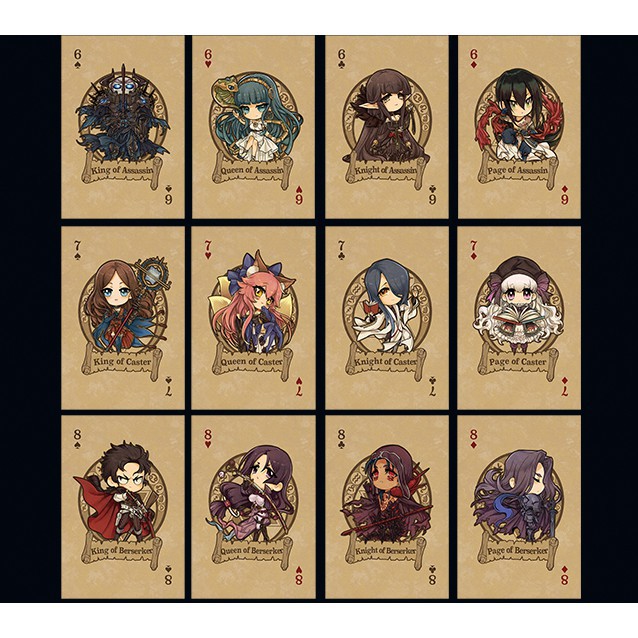 Bộ bài tây Tarot Fate/Journey / FGO / Fate Grand Order  Tsuper