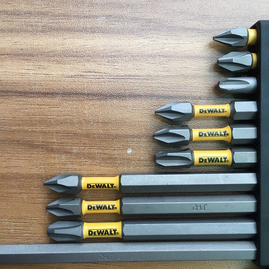 Set 10 Mũi Vặn Vít DEWALT - Hàng Mỹ 100% - Đủ Tất Cả Các Size Cho Vít