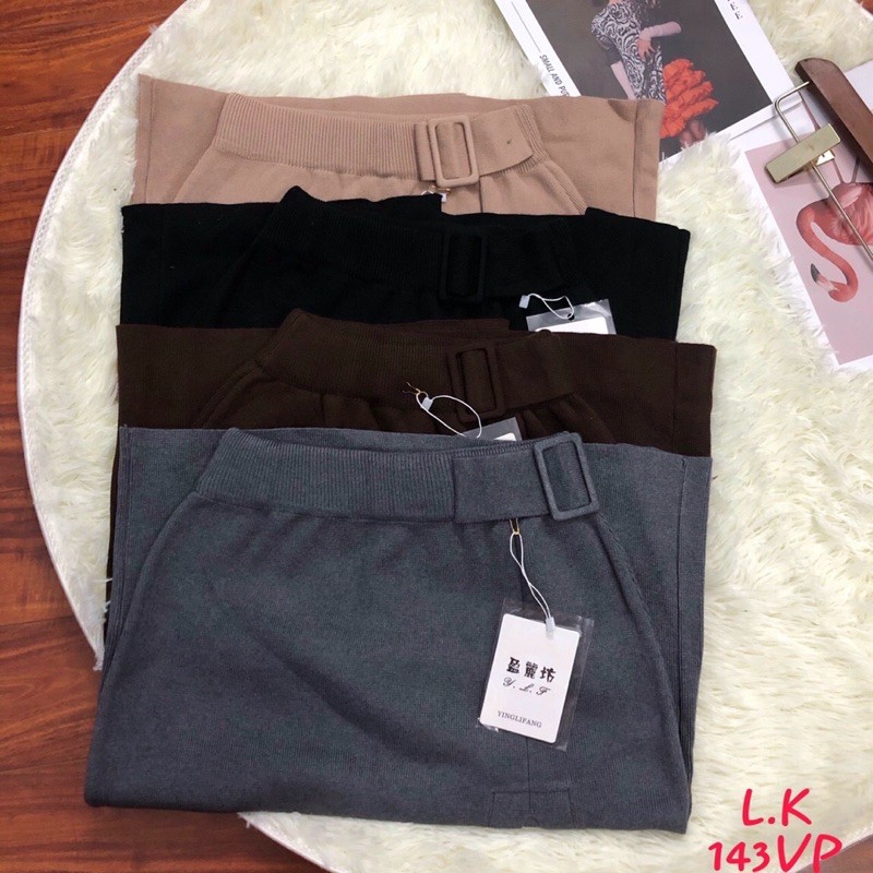 Chân váy len xẻ dáng dài QC neww | BigBuy360 - bigbuy360.vn