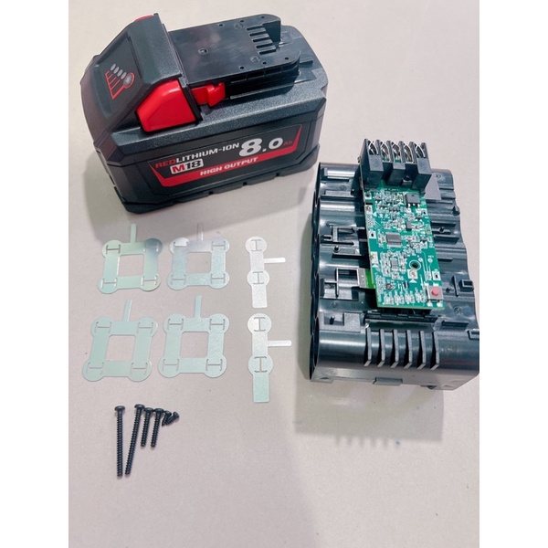 Vỏ mạch Milwaukee 18v 8.0ah  21700
