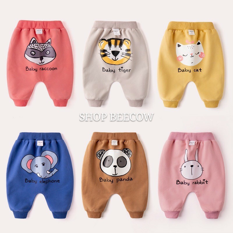 HOT | QUẦN NỈ BÔNG MÔNG THÚ GIỮ ẤM CHO BÉ TRAI VÀ GÁI 8-18KG | VIDEO THẬT | SHOP BEECOW