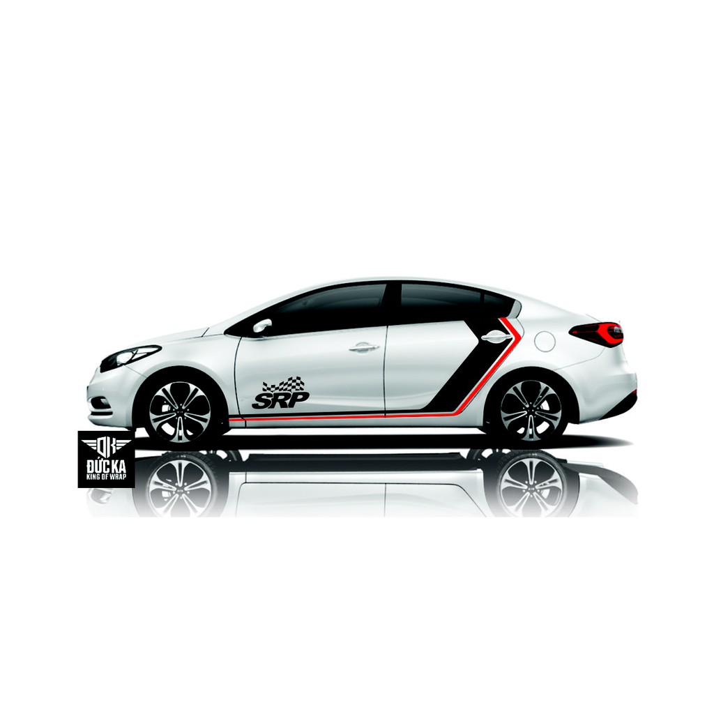 Decal Tem Xe Ô Tô Cerato - Decal cao cấp chính hãng 3 lớp