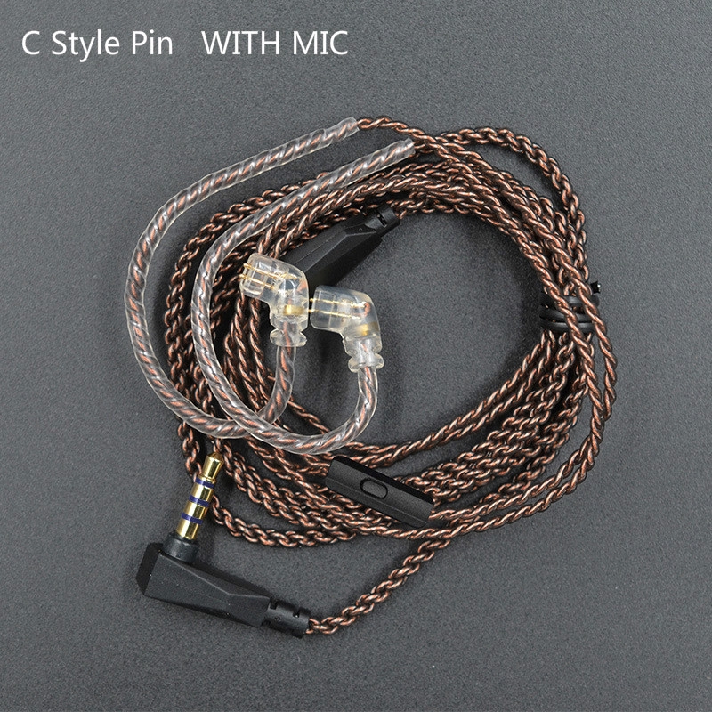 KZ ZS10 ZST ZS3 Original 2Pin Cable High-Purity Oxygen-Free Copper Twisted Upgrade Earphone Cable