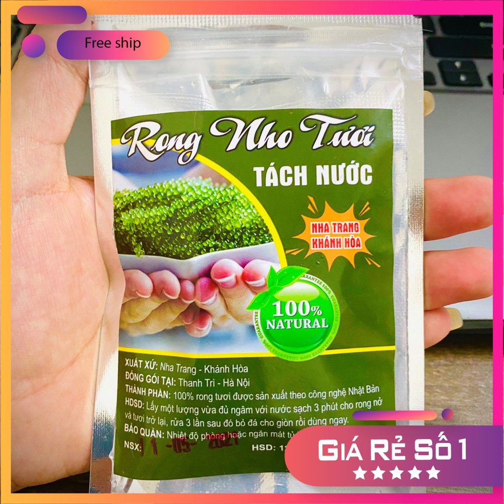 [SALE SẬP SÀN]30gr Rong nho tách nước Khánh Hòa chọn lọc. | BigBuy360 - bigbuy360.vn