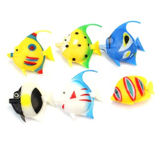 Bộ 6 Chiếc Con Cá Bằng Nhựa ( 3 Màu )