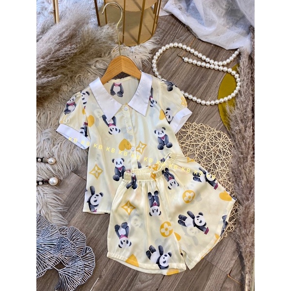 Pizama đùi bé gái đại