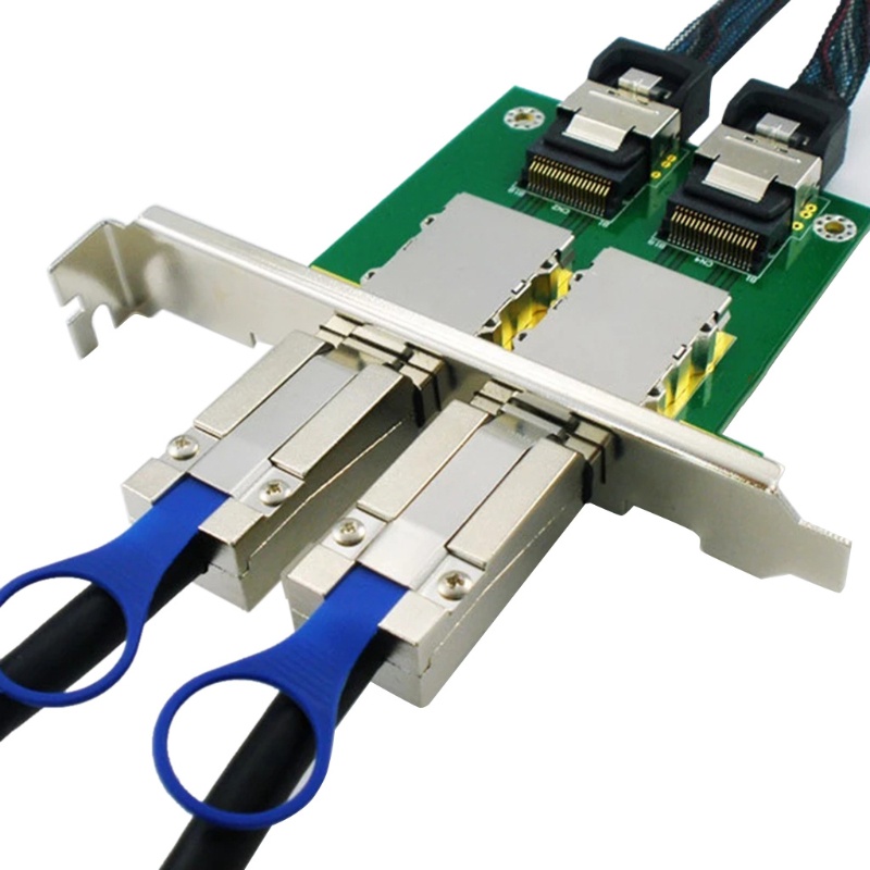 Bảng Mạch Chuyển Đổi Thẻ SFF-8087 Sang SFF-8088 Mini SAS26p Pci Server