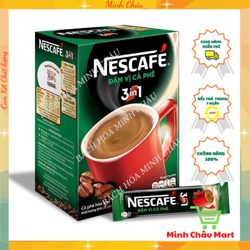 Cà Phê Rang Xay Hoà Tan Nescafe 3 In 1 340g (20 Gói)