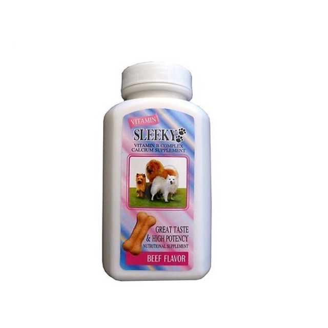 Viên bổ sung vitamin và canxi Sleeky của thái 140g