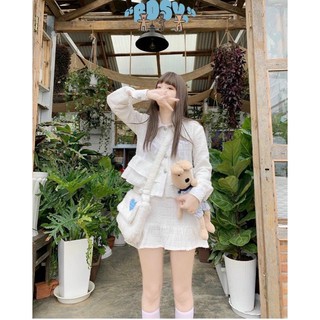 SET BỐ ÁO BÈO KÈM CHÂN VÁY (KÈM VIDEO HÌNH THẬT)