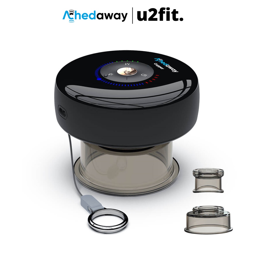 Máy Mát Xa Giác Hơi Tự Động ACHEDAWAY CUPPER - Liệu Pháp Ánh Sáng Đỏ Giảm Đau Phục Hồi Cơ Thể - Bảo Hành 12 Tháng