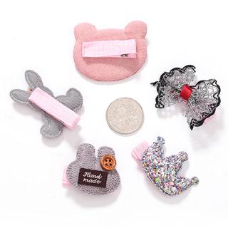 Set 5 Kẹp Tóc Đáng Yêu Cho Bé Gái