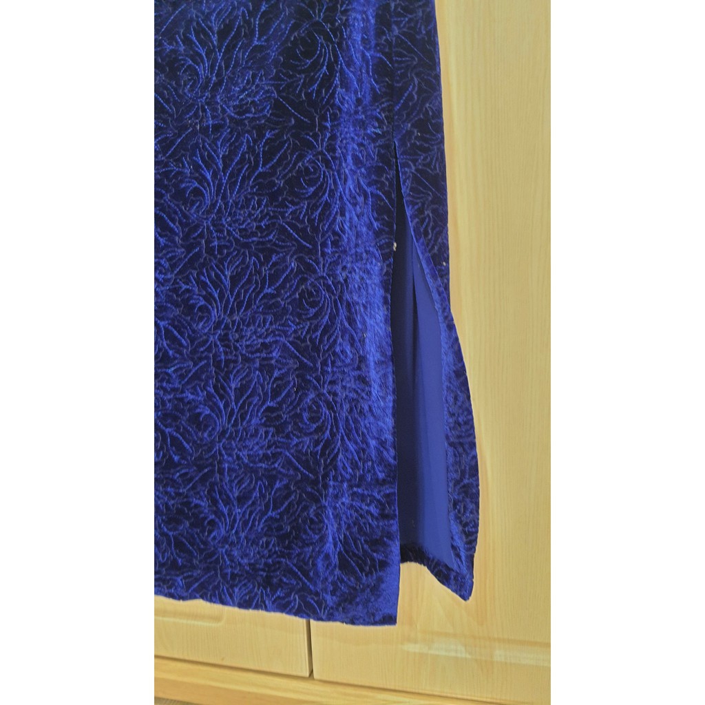 Thanh lý chân váy dài Zara auth chất nhung cá tính