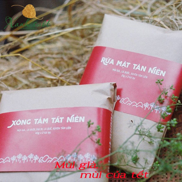 [Vietherb] Xông Tắm Tất Niên- Lá Tắm Mùi Già Ngày Tết- Coriander Bath Soak