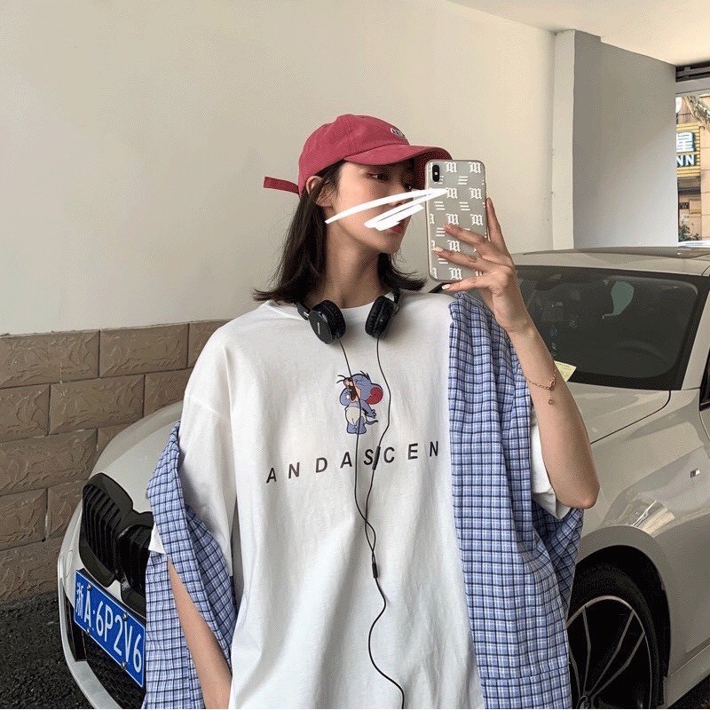 Áo phong unisex hình chú chuột Jerry siểu dễ thương