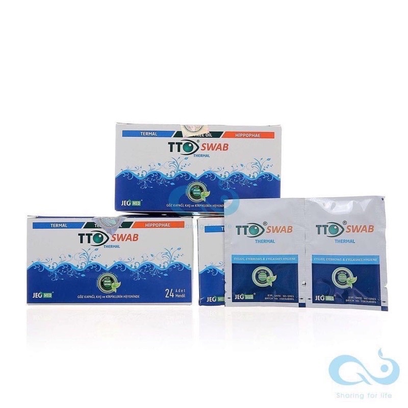 TTO Swab - Miếng bông vệ sinh vùng mắt