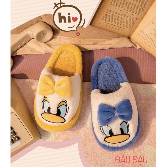 DÉP BÔNG HÌNH CHÚ VỊT SIÊU CUTE