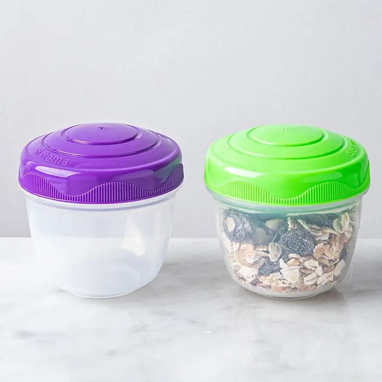 Hộp sữa chua Sistema 305ml- 21469, an toàn sức khỏe, không chứa BPA, sản xuất tại New Zealand