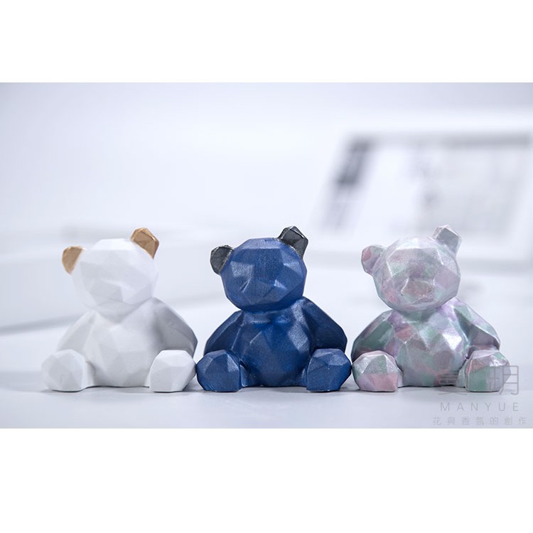 Khuôn Silicon Khối 3D Gấu Teddy