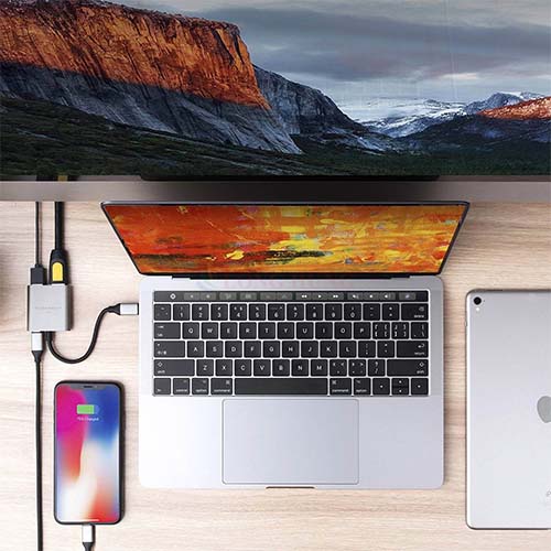 Cổng chuyển đổi HyperDrive 3-in-1 USB-C Hub HD259 - Hàng chính hãng