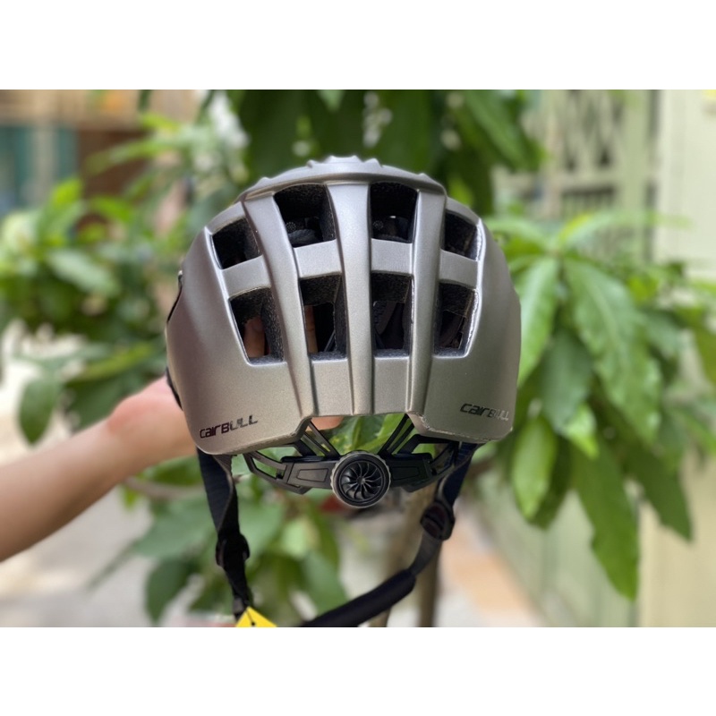 MŨ NHẬP KHẨU CHÍNH HÃNG CAIRBULL POC 07 XÁM TITAN CỰC ĐẸP, TẶNG LÓT DỰ PHÒNG VÀ BH 12 tháng