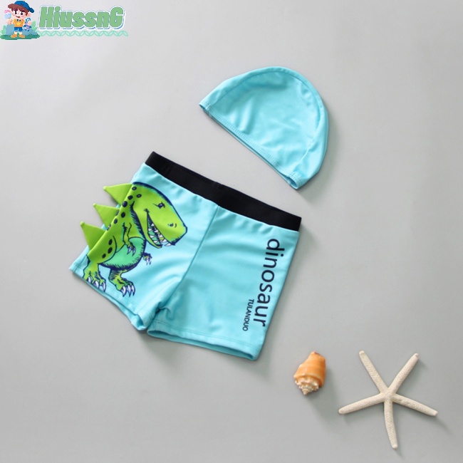 Bộ 2 Quần Bơi Polyester Họa Tiết Hoạt Hình Cho Bé Trai Từ 1-12 Tuổi