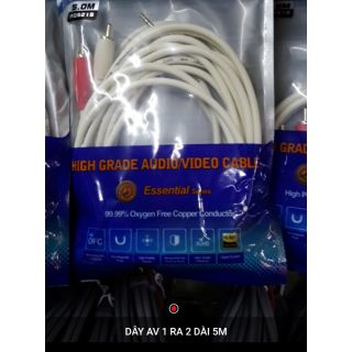 Dây av 1ra2 dài 5m